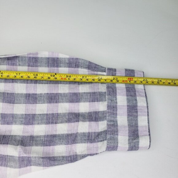 Jos. A. Bank Reserve Linen 2XL XXL Long Sleeve Button Shirt Casual Beach Resort - Picture 7 of 9